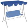 Replacement Canopy for Garden Swing Blue 188/168x145/110 cm Colour blue Size 188/168 x 145/110 cm Quantity in Package 1 