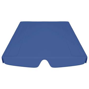 Replacement Canopy for Garden Swing - Blue 188/168x145/110 cm