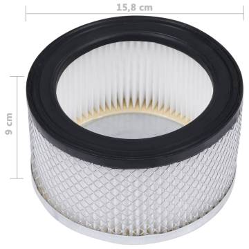 HEPA Filters for Ash Vacuum Cleaner - Washable, 2 pcs