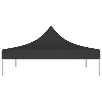 Durable Black Party Tent Roof 3x3m | Hipomarket