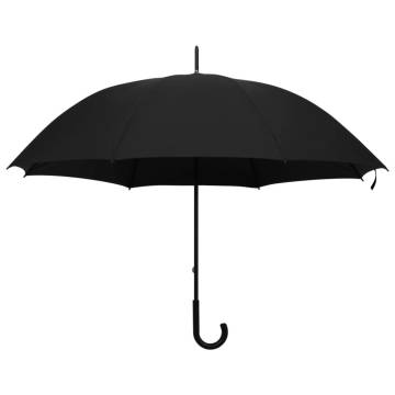 Umbrella Black 130cm - Stylish & Durable Rain Protection