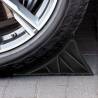 Wheel Chocks 2 pcs - Durable Plastic 25x10x11.5 cm