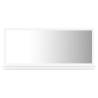 Stylish White Bathroom Mirror 80x10.5x37 cm - Hipomarket