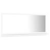 Stylish White Bathroom Mirror 80x10.5x37 cm - Hipomarket