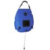 Camping Shower Bag Blue 20L PVC - Perfect for Outdoor Adventures