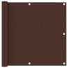 Balcony Screen Brown 90x300 cm Oxford Fabric Colour brown Size 90 x 300 cm Quantity in Package 1 