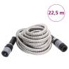 Durable Stainless Steel Garden Hose with Spray Nozzle - 22.5 m