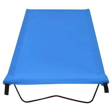 Camping Bed - Sturdy Oxford Fabric & Steel - 180x60x19 cm