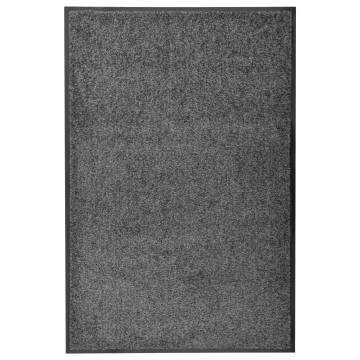 Washable Anthracite Doormat 60x90 cm - Keep Dirt Outside