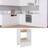 Oven Cabinet White 60x46x81.5 cm Engineered Wood Colour white Quantity in Package 1 Model oven cabinet 60 cm Number of 