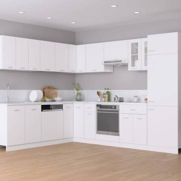 Oven Cabinet White 60x46x81.5 cm - Durable Storage Solution