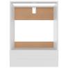 Oven Cabinet White 60x46x81.5 cm - Durable Storage Solution