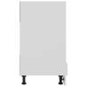 Oven Cabinet White 60x46x81.5 cm - Durable Storage Solution