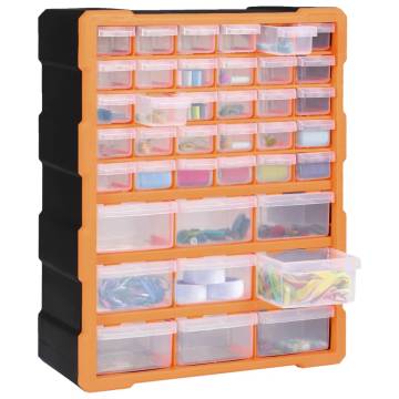 Multi-Drawer Organiser with 39 Drawers - Hipomarket UK