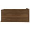 Floating Nightstand Brown Oak - Space-Saving Design 40x30x15 cm