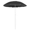 Outdoor Parasol with Steel Pole Anthracite 180 cm Colour anthracite Quantity in Package 1 