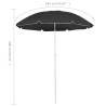 Outdoor Parasol with Steel Pole Anthracite 180 cm - HipoMarket