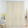 Blackout Curtain with Hooks Velvet Cream 290x245 cm Colour cream Quantity in Package 1 