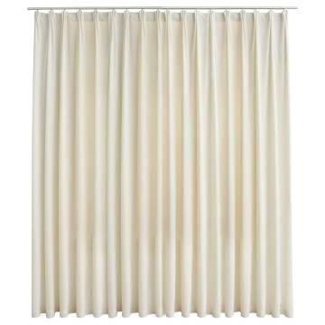 Elegant Velvet Blackout Curtain - Cream 290x245 cm | HipoMarket