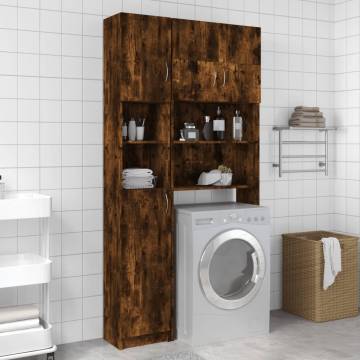 Smoked Oak Bathroom Cabinet - Stylish & Functional Storage