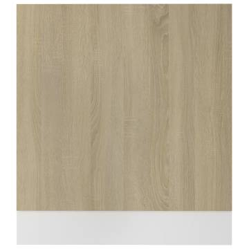 Sonoma Oak Dishwasher Panel - Durable Engineered Wood Integration