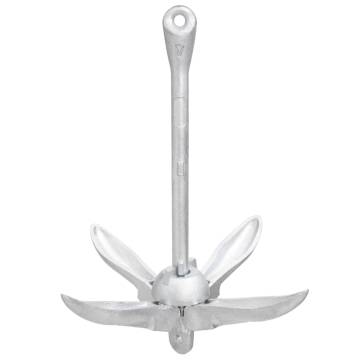 Folding Anchor Silver 4kg - Durable & Portable | Hipo Market