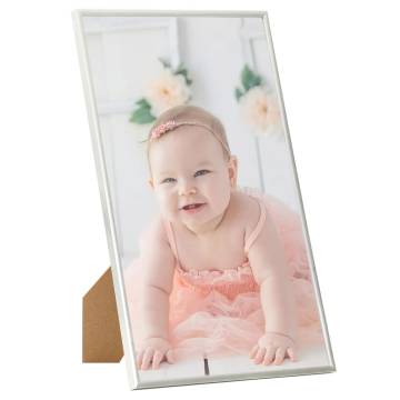 Silver Photo Frames Collage - 3 pcs 13x18cm for Table Display