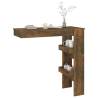 Stylish Wall Bar Table in Smoked Oak - 102x45 cm