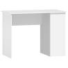 Modern White Desk 100x55x75 cm - Engineered Wood | HipoMarket