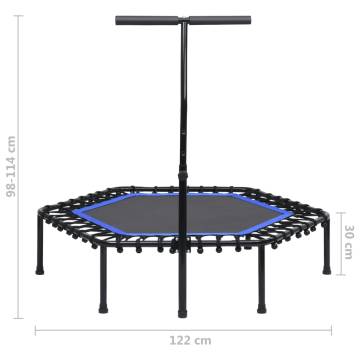 Fitness Trampoline with Handle - 122 cm | HipoMarket