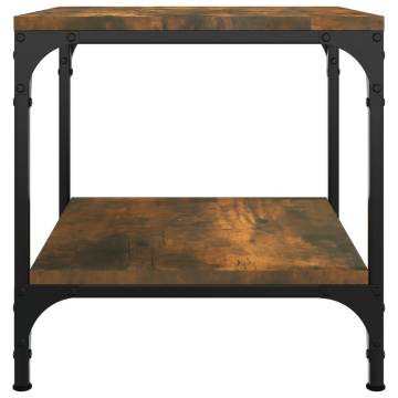 Stylish Smoked Oak Side Table - 40x40x40 cm | HipoMarket