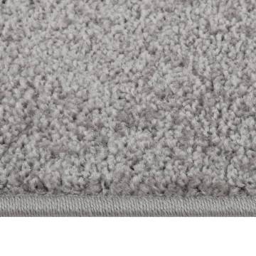 Grey Short Pile Rug 120x170 cm - Elegant Home Décor