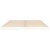 White Bed Frame 140x200 cm - Solid Pine Wood | HipoMarket