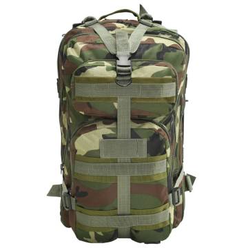 Army-Style Backpack 50L Camouflage - Durable & Practical