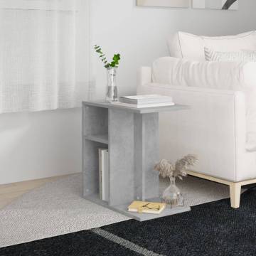 Modern Concrete Grey Side Table - 50x30x50 cm | Hipo Market