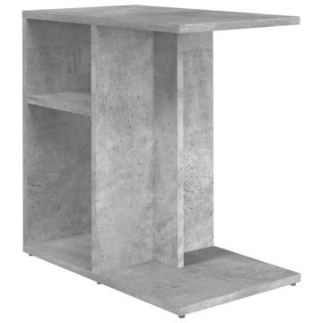 Modern Concrete Grey Side Table - 50x30x50 cm | Hipo Market