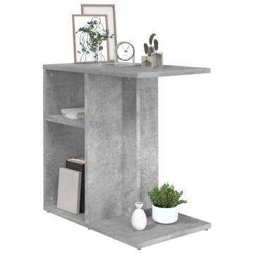 Modern Concrete Grey Side Table - 50x30x50 cm | Hipo Market