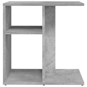 Modern Concrete Grey Side Table - 50x30x50 cm | Hipo Market