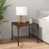 Stylish Brown Oak Side Tables - 2 pcs | Hipomarket