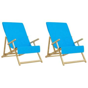 Turquoise Beach Towels 2 pcs - Soft & Quick Drying | Hipomarket