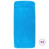 Turquoise Beach Towels 2 pcs - Soft & Quick Drying | Hipomarket