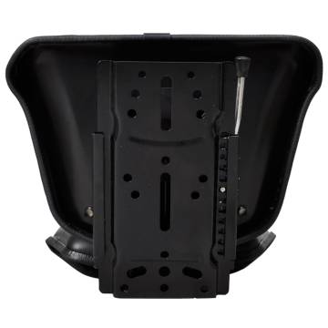 Comfortable Black Tractor Seat with Backrest | Hipo Market