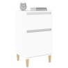 Elegant White Bedside Cabinet - 40x35x70 cm