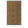 Washable Brown Doormat 90x150 cm - Durable & Stylish