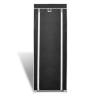 Fabric Shoe Cabinet with Cover - 8-Tier, Black, 162 x 57 x 29 cm