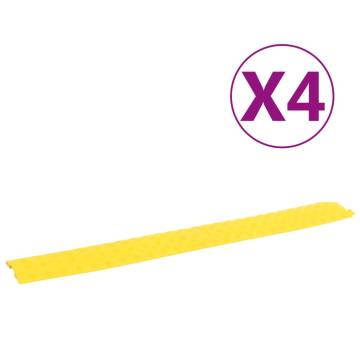 Cable Protector Ramps 4 pcs 98.5 cm - Durable Yellow Design