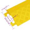 Cable Protector Ramps 4 pcs 98.5 cm - Durable Yellow Design