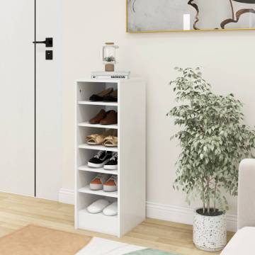 Shoe Cabinet White - Stylish Storage Solution | Hipo Market