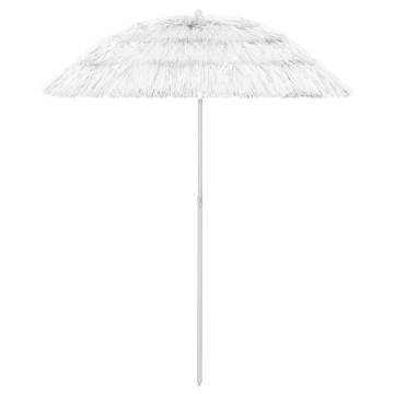 Hawaii Beach Umbrella White 180 cm - UV Protection