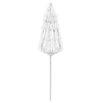 Hawaii Beach Umbrella White 180 cm - UV Protection